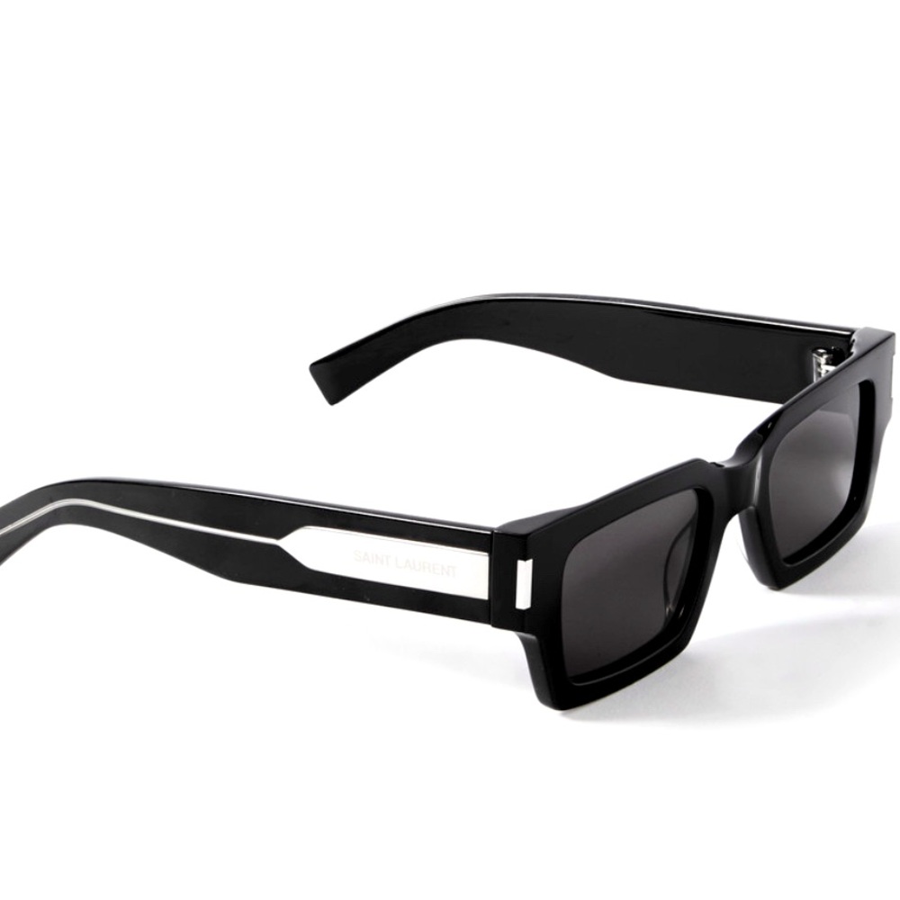NIB Saint Laurent 50mm Rectangular Sunglasses